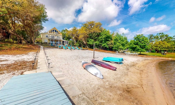 Putnam Hall House | Waterfront Estate - Dock, Hot tub, & Views