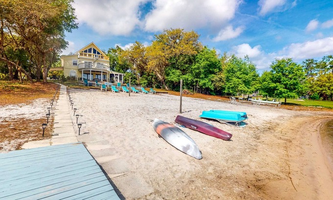 Putnam Hall House | Waterfront Estate - Dock, Hot tub, & Views