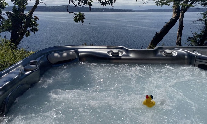 Camano Island House | Waterfront Guest Suite w/ HOT TUB, firepit, kayaks, and BEACH ACCESS