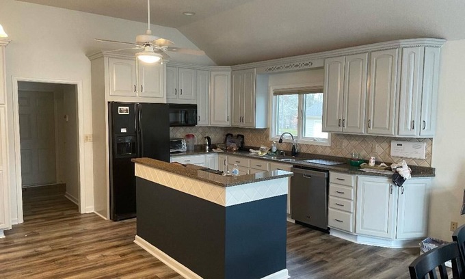 Littleton House | Waterfront home on Pigeon Roost Creek at lake center. Easy access to main lake.