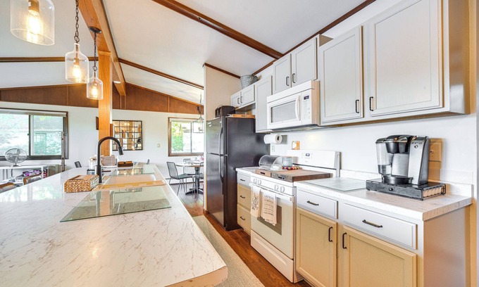 Balsam Lake House | Waterfront Home w/Fire Pit & Deck in Balsam Lake!