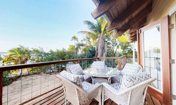 Plantation House | Waterfront Home with Ocean Views, Fishing Dock, Partial AC, & Strong WiFi