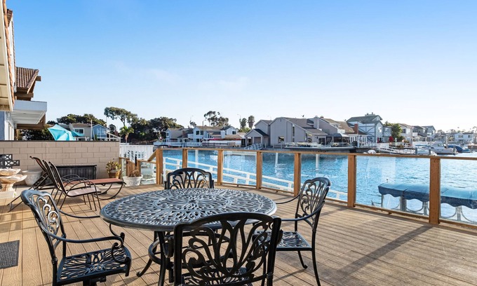 Channel Islands House | Waterfront home with kayaks, boat dock and large sun deck with harbor views