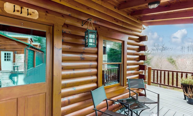 Vein Mountain House | Waterfront home with private dock, game room, fireplaces, water & mtn views, W/D