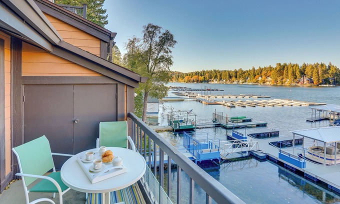 Lake Arrowhead Apartment | Waterfront Lake Arrowhead Townhome w/Balconies!