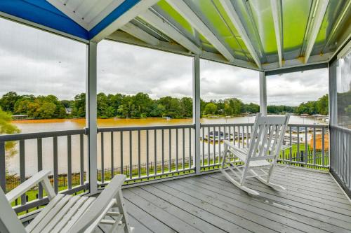 Sherrills Ford House | Waterfront Lake Norman Cabin with Screened Porch!