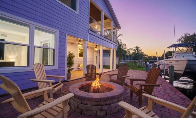 St. Lucie Village House | Waterfront Luxe Pool 6BR Home