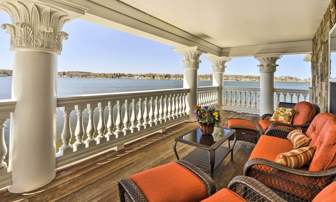 Wolcott House | Waterfront Port Bay Vacation Rental w/ Dock!