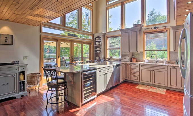 Gilmanton House | Waterfront Retreat w/Private Dock & Beach Area!