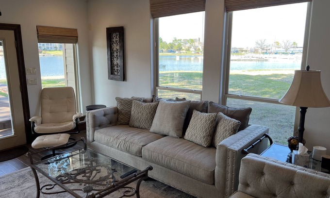 Walden on Lake Conroe House | Waterfront -Updated Townhome in Walden -Great yard, dock, and easy water access.