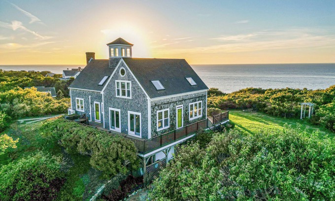 Block Island House | Waterfront with Fantastic Views of Island and Sound, and AC