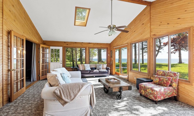 Montague House | Waters Edge Retreat - Private Lake Michigan Frontage