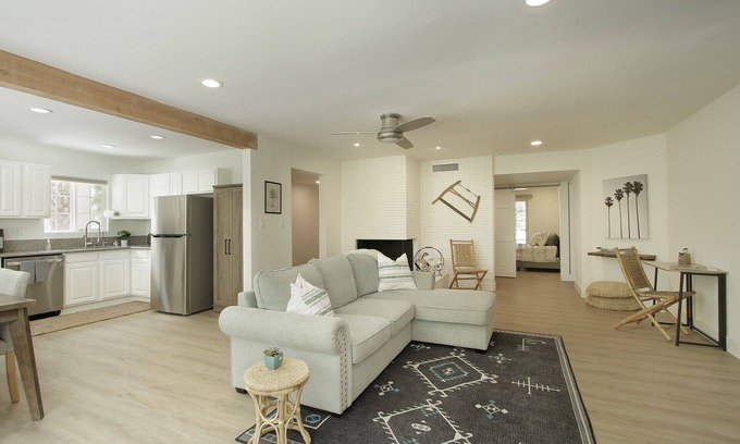 Palm Springs House | Welcome DIHP, Private 1 Acre Gated, Ample Parking! #Permit 000748