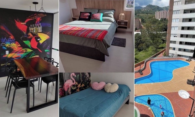 Bello Apartment | Welcome home in Medellin/Bello family-sized apartment with beautiful view