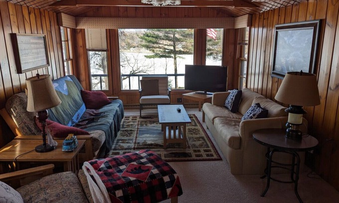 Amery House | Welcome to our charming lakefront cottage on Bear Trap Lake in Amery, Wisconsin!