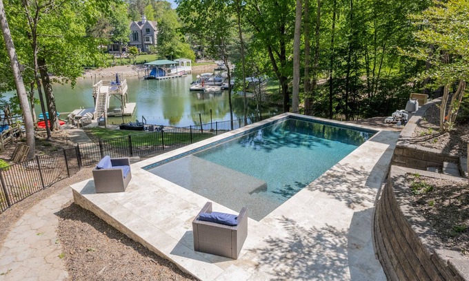 Barium Springs House | Welcome to The Blue Lagoon - Beautiful, Modern 3 Level Home w Pool and Great Amenities!
