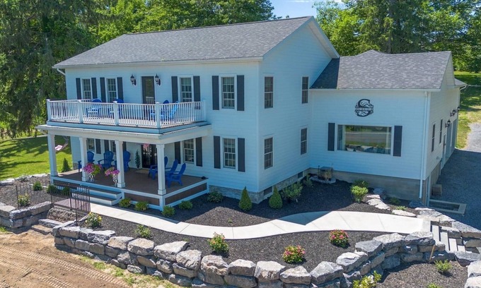 Seneca Falls House | Welcome to The Garnsey! Fully renovated + 145' of private beach