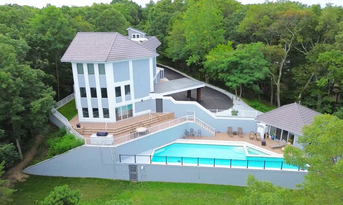 Shark River Hills House | Welcome to the Overlook Manor, saltwater pool, spa,2acres of private fenced in.