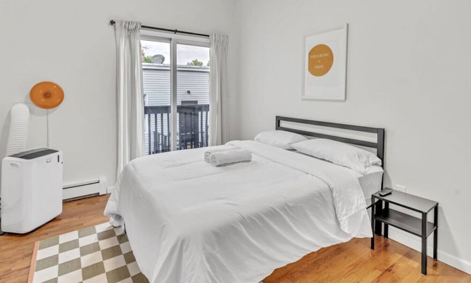 Hackensack River Waterfront Apartment | Welcoming Private Bedroom Near NYC- LightRail
