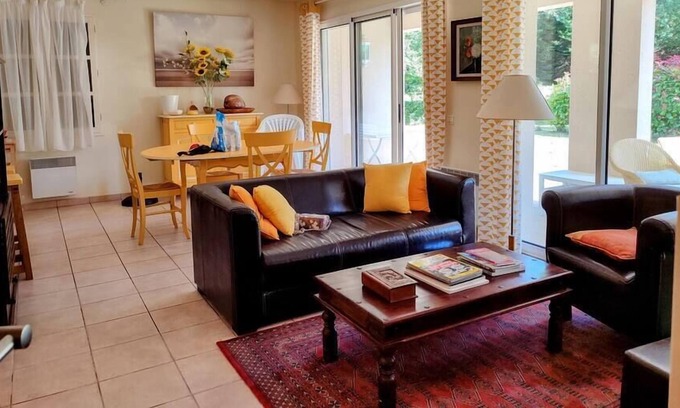 Saint-Andre-des-Eaux Villa | Well-equipped holiday home in a wooded and peaceful Golf course location. With a pool