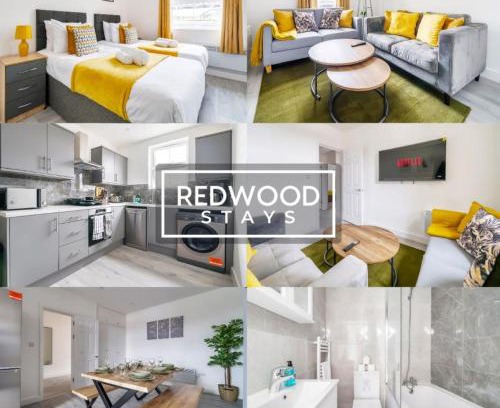 Rushmoor District Apartment | WELL EQUIPPED SERVICED APARTMENTS IN ALDERSHOT TOWN CENTRE, FREE WiFi, ITS PERFECT FOR BUSINESS STAYS, FAMILIES, RELOCATIONS, EXTENDED STAYS, AND EMERGENCY ACCOMMODATION by REDWOOD STAYS