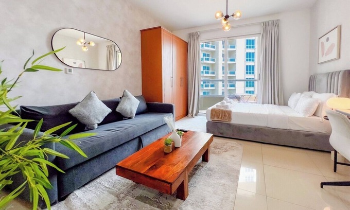 Dubai Production City Apartment | Well-Formed Studio in Lakeside IMPZ