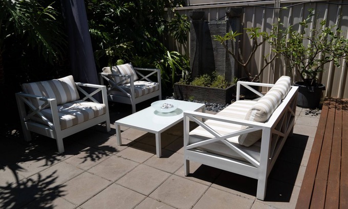 West Beach House | WEST BEACH resort style luxury. Recently refurnished living and dining room.