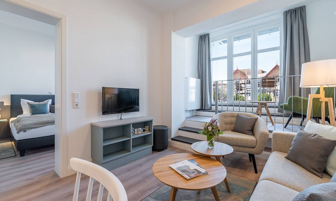 Ostseebad Kuhlungsborn Apartment | Westside Arthotel Apartment 103 - Apartment 103