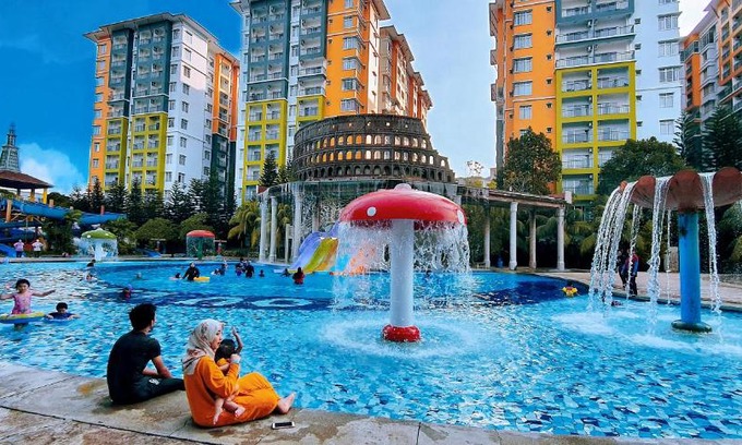 Malacca City Apartment | Wet Amusement Water Themepark Melaka Family Suite By YGM