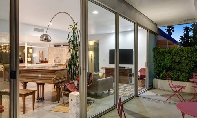 Racquet Club Estates House | Wexler Steel House 4 - Pool Spa and Grand Piano