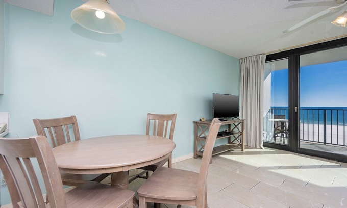 Gulf Shores Condo | Wheelchair Accessible Beach Front Hotel Suite with Full Kitchen