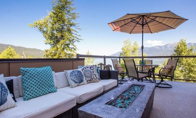 Whitefish Condo | Whitefish Lakefront 3 BR Penthouse, 5 min from downtown, view of Big Mountain