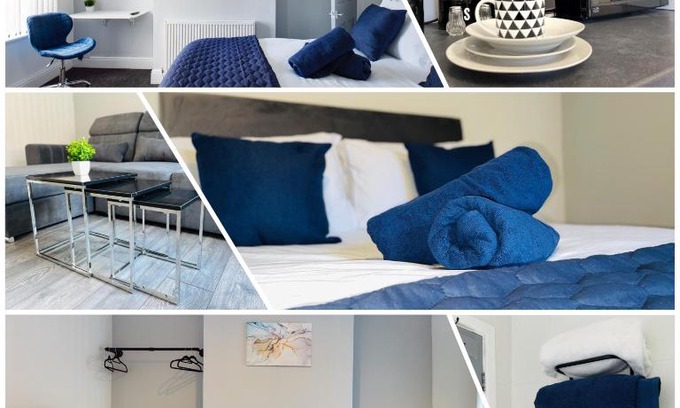Stoke-on-Trent House | Whitmore House By RMR Accommodations - Newly Refurbed - Modern - Parking - Central