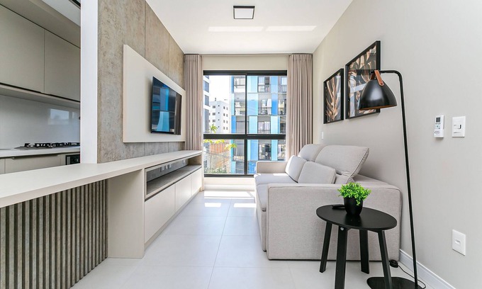 Carvoeira Apartment | WI-FI 300MB | 400m from UFSC #CARV01