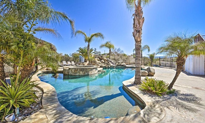 Temecula Villa | Wine Country Retreat with Pool and Sunset Views!