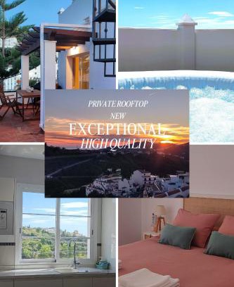 Competa Apartment | Wonder Atic, with private terraces, jacuzzi and stunning views