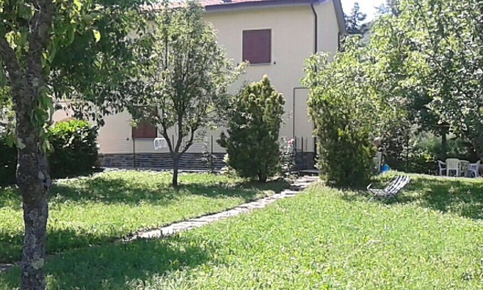 Porretta Terme House | Wonderful private villa for 4 people with WIFI, TV, pets allowed, panoramic view and parking