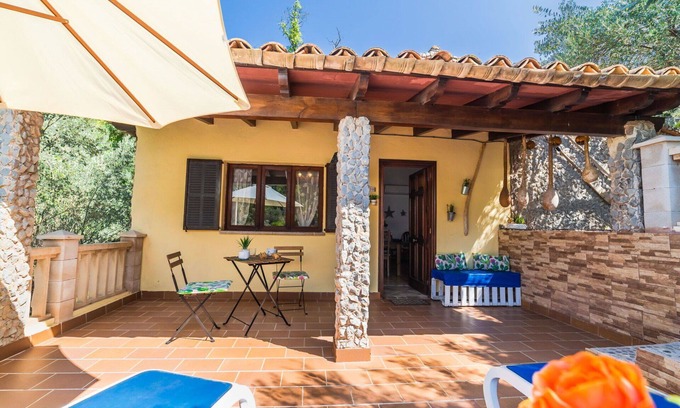 Escorca House | Wonderful private villa for 6 guests with WIFI, A/C, TV, patio and parking
