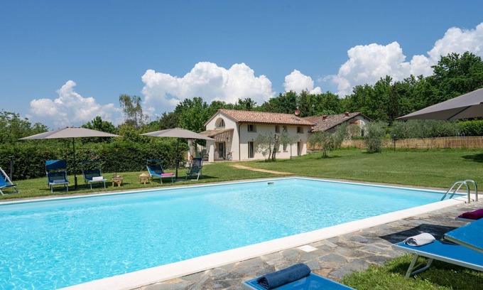 Borgo San Lorenzo Villa | Wonderful private villa with private pool, A/C, WIFI, TV, patio, panoramic view and parking