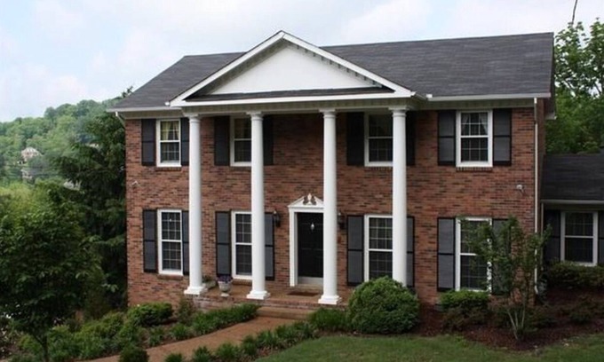 Nashville House | Wooded Mountain View in the City with a Garage