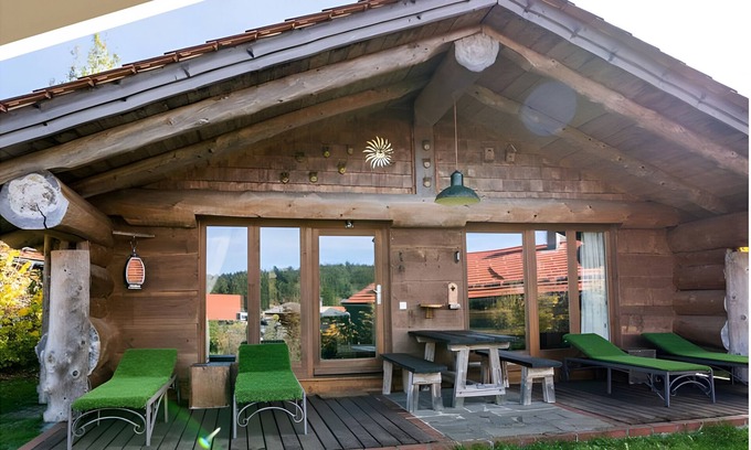 Sankt Englmar Ski Chalet | Wooden Dream Chalet with Sauna