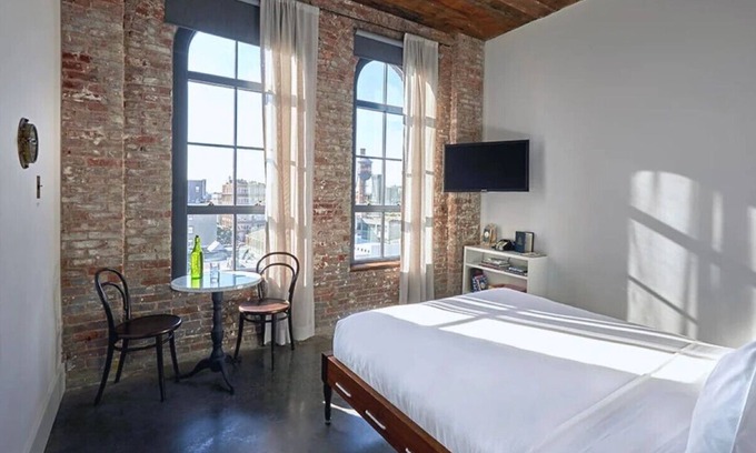 Williamsburg Hotel | Wythe Hotel l Studio King l Light-Filled Comfort & Modern Vibe
