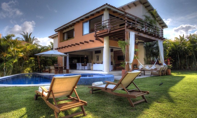 Punta de Mita House | XMAS-NEW YEARS REDUCED-4B-PREMIER MEMBERSHIP-FULL TIME STAFF-PRIVATE POOL.