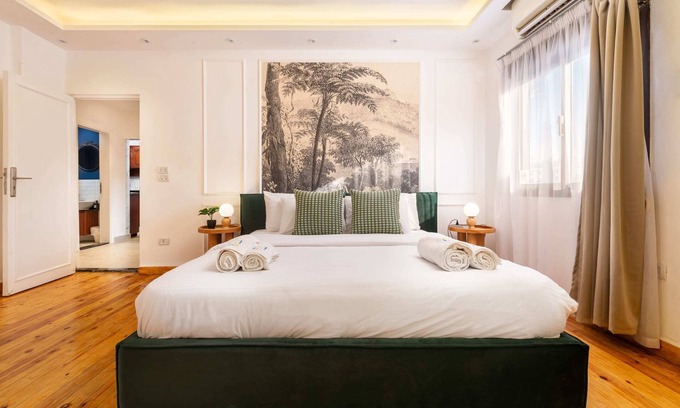 Heliopolis Apartment | Xuru Stays I The 2 BDR Sterling Residence 5 min to CAI Airport