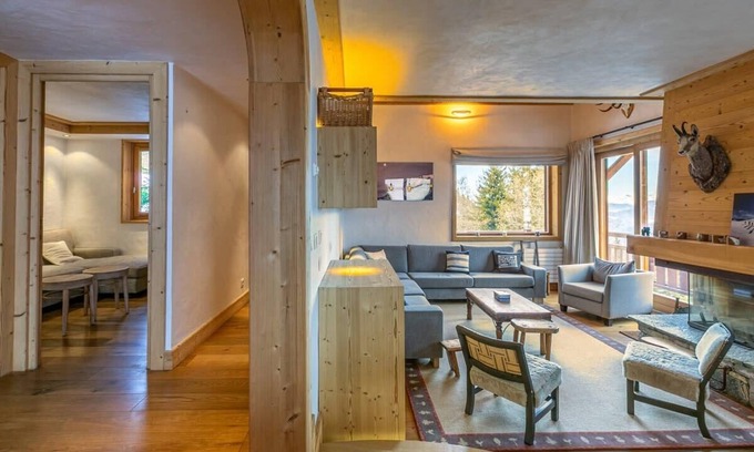 Meribel-Mottaret Ski Chalet | Yankee Lodge: chalet with sauna in Meribel Mottaret