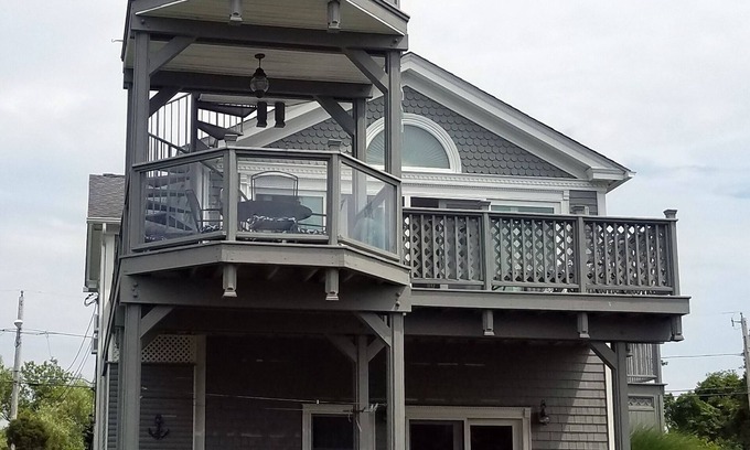 Narragansett House | You won't believe this deck! Narragansett beach house with ocean view