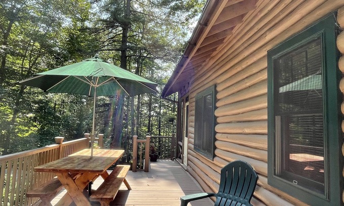 Lucerne-in-Maine Cabin | Your Maine Log Cabin nGetaway