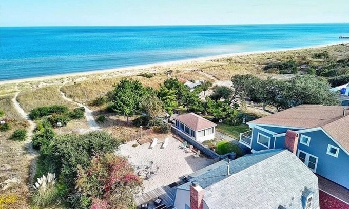 Cottage Line House | Your own private beach with this charming 3-bedroom beachfront house!