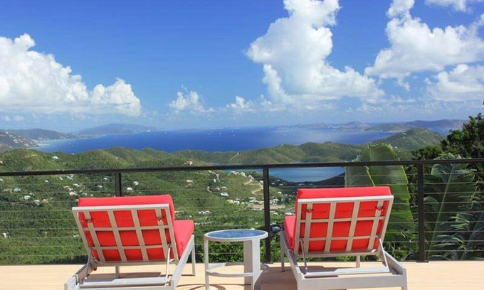 St. John Villa | Your Private Getaway on Bordeaux Mountain: Relax with A/C, Hot Tub, and Breathtaking Views