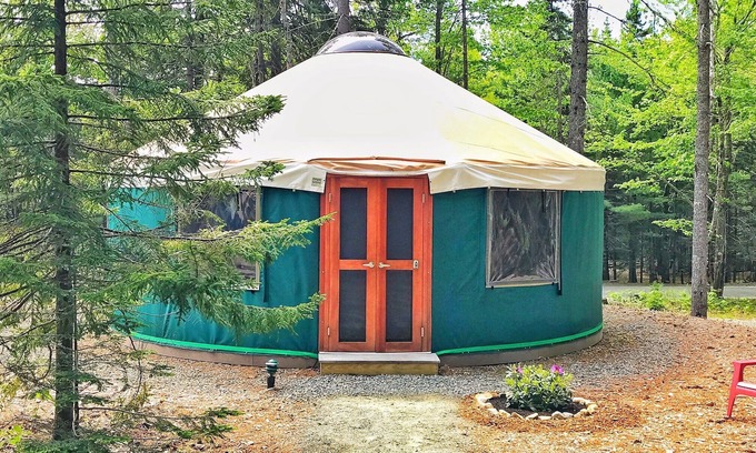 Southwest Harbor Cottage | Yurt Glamping on the Quiet-side of Acadia National Park!